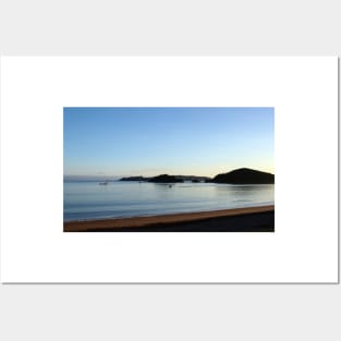 Sunrise over Bay of Islands, New Zealand Posters and Art